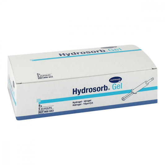 Das Produktfoto zeigt Hydrosorb Gel Steril Hydrogel (5X8 g) PZN 12892564