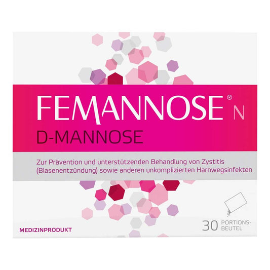 Das Produktfoto zeigt Femannose N Granulat Portionsbeutel (30 stk) PZN 12894959