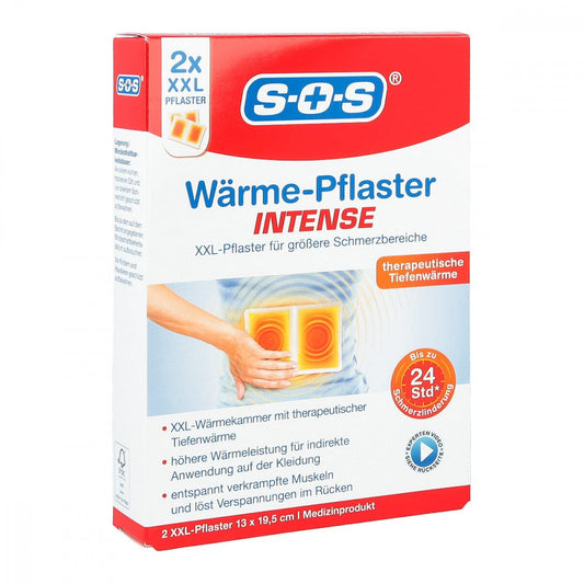 Das Produktfoto zeigt Sos Wärme-Pflaster Intense (2 stk) PZN 12910575