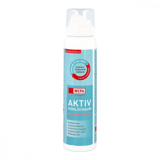 Das Produktfoto zeigt Wepa Aktiv Kühlschaum (100 ml) PZN 13059489