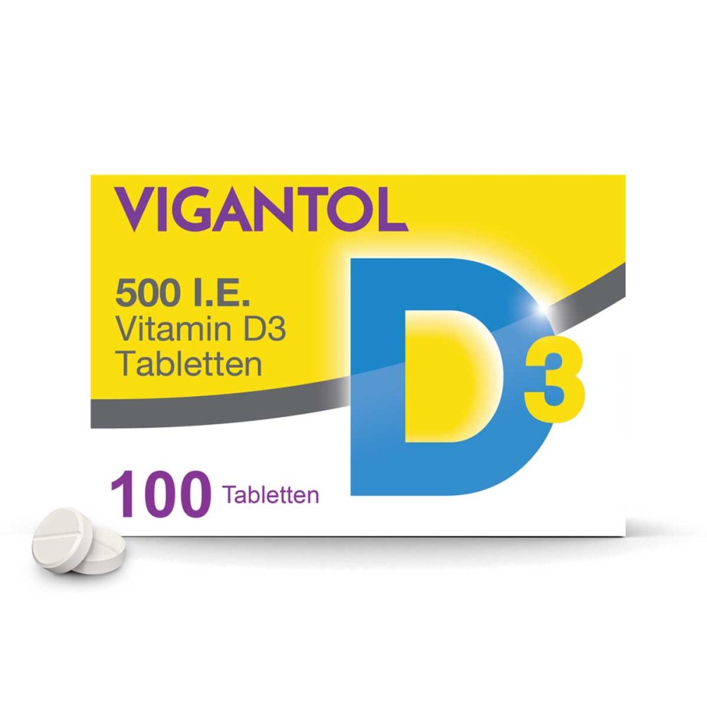 Vigantol 500 I.E. Vitamin D3 Tabletten (100 stk)