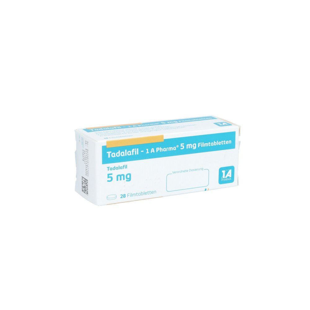 Tadalafil-1a Pharma 5 Mg Filmtabletten (28 stk)