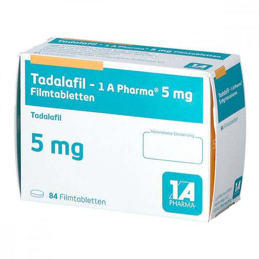 Tadalafil-1a Pharma 5 Mg Filmtabletten (84 stk)