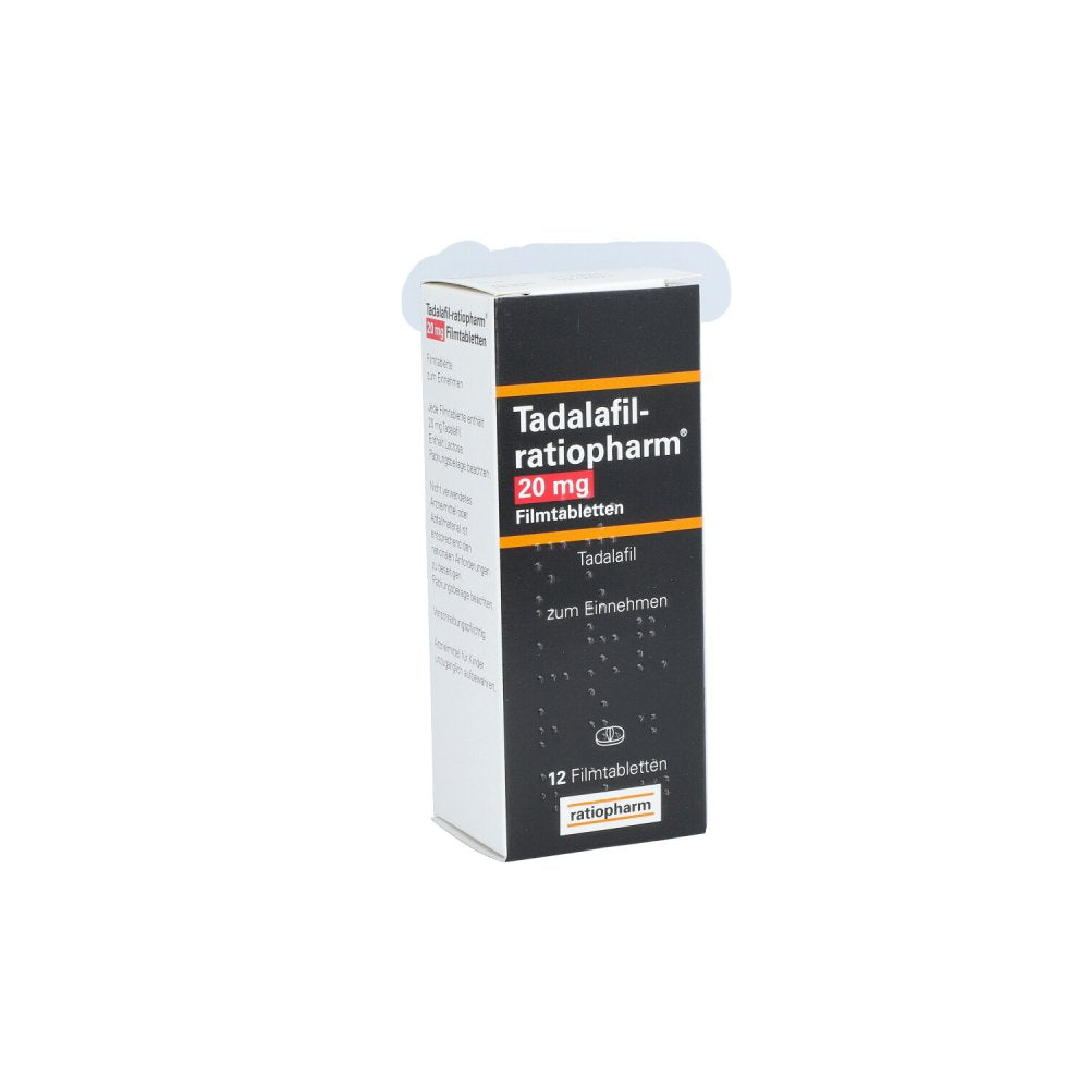 Tadalafil-Ratiopharm 20 Mg Filmtabletten (12 stk)