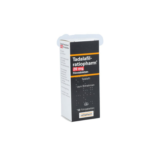 Tadalafil-Ratiopharm 20 Mg Filmtabletten (12 stk)