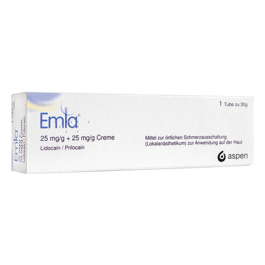 Emla 25 Mg/G + 25 Mg/G Creme (30 g)