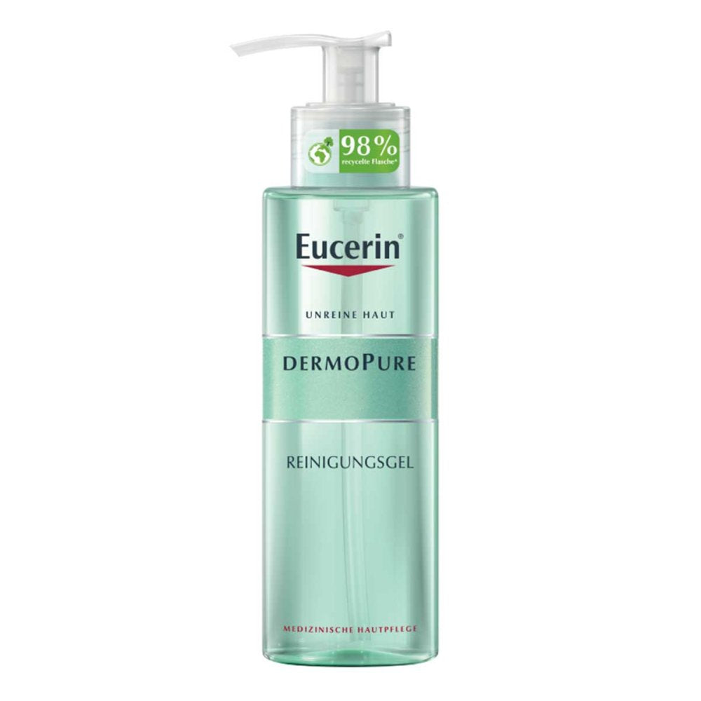 Das Produktfoto zeigt Eucerin Dermopure Reinigungsgel (200 ml) PZN 13235733