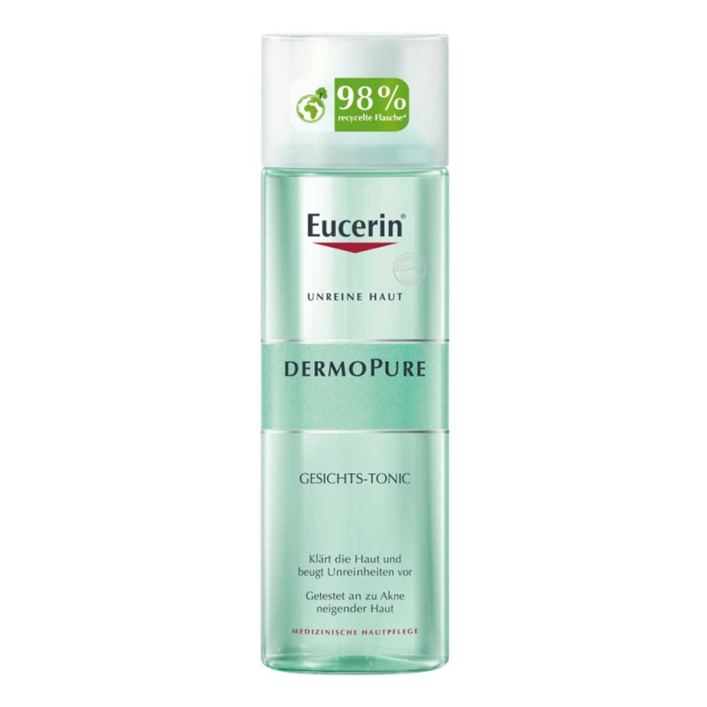 Das Produktfoto zeigt Eucerin Dermopure Gesichts-Tonic (200 ml) PZN 13235756