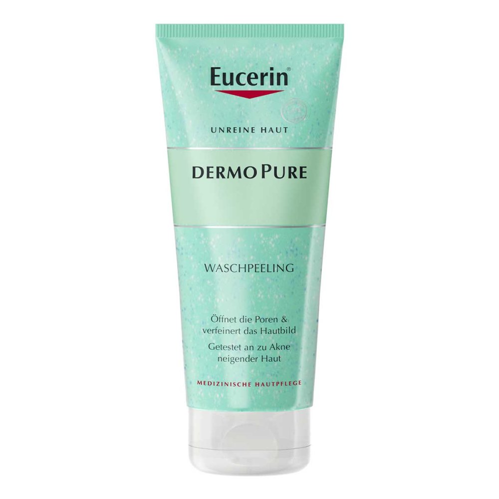 Das Produktfoto zeigt Eucerin Dermopure Waschpeeling (100 ml) PZN 13235762