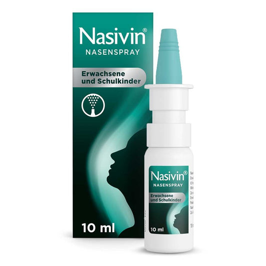 Das Produktfoto zeigt Nasivin Nasenspray O.Kons.Erw.U.Schulkinder (10 ml) PZN 13246062