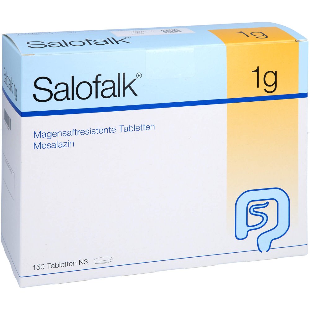 Salofalk 1 G Magensaftresistente Tabletten (150 stk)