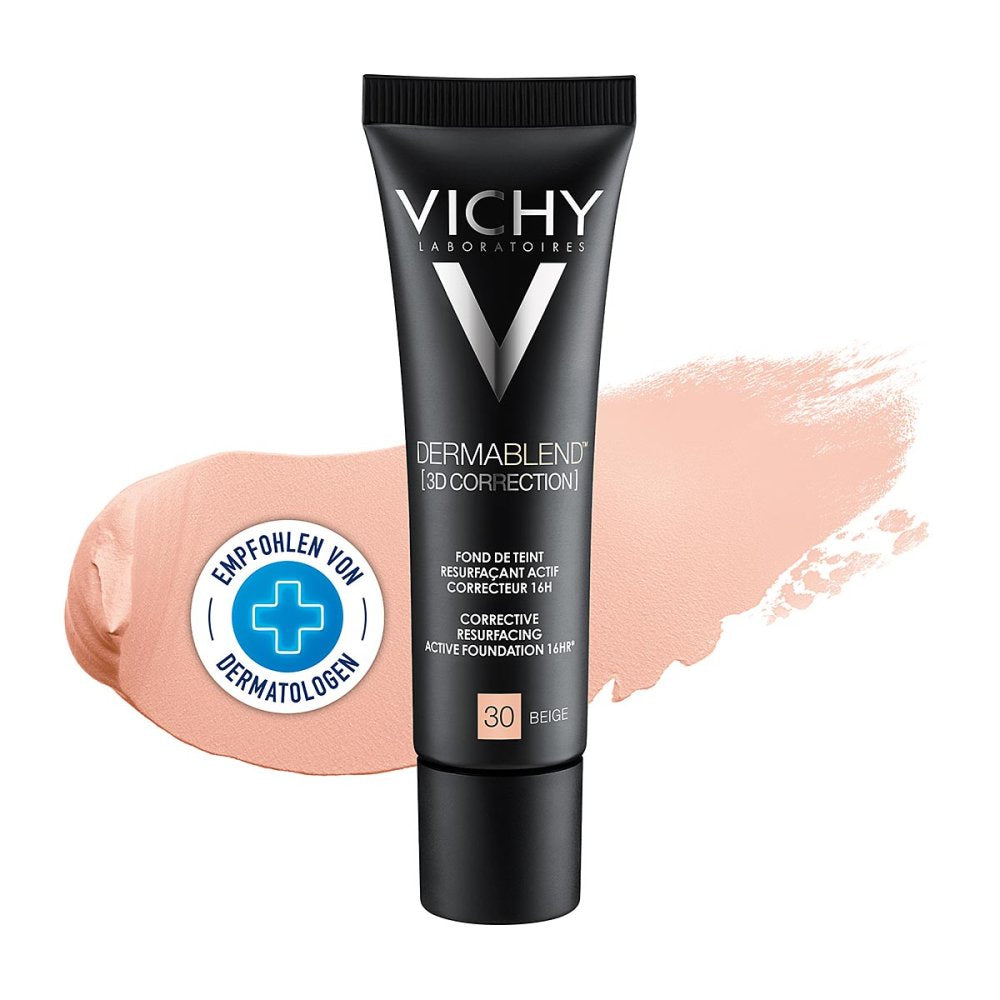 Das Produktfoto zeigt Vichy Dermablend 3d Make-Up 30 (30 ml) PZN 13426539