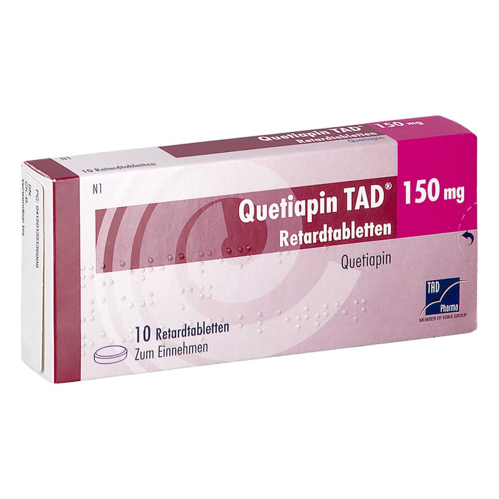 Quetiapin Tad 150 Mg Retardtabletten (10 stk)