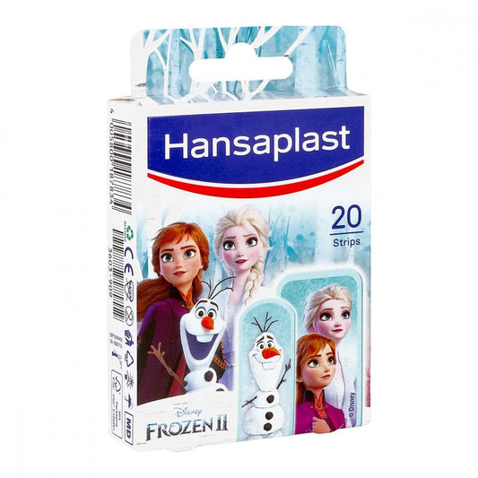 Das Produktfoto zeigt Hansaplast Kids Pflasterstrips Frozen (20 stk) PZN 13566832
