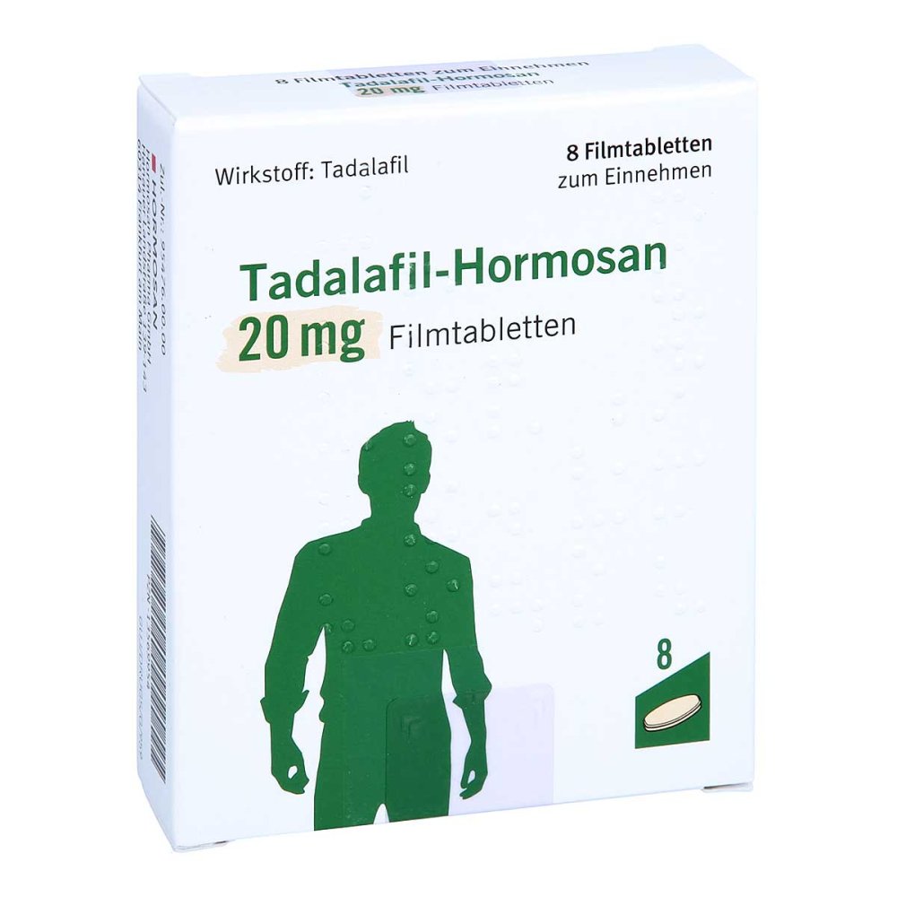 Tadalafil-Hormosan 20 Mg Filmtabletten (8 stk)