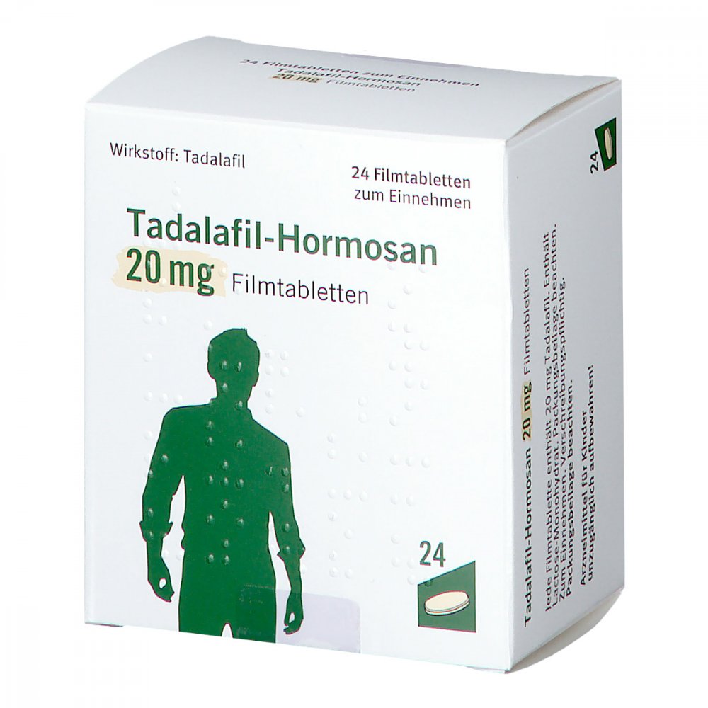 Tadalafil-Hormosan 20 Mg Filmtabletten (24 stk)