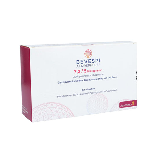 Bevespi Aerosphere 7,2 Μg/5 Μg Dru.Gasinh.3x120hub (3 stk)