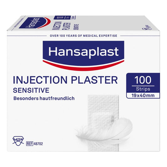Hansaplast Sensitive Injektionspflaster 1,9x4 Cm (100 stk)
