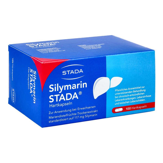 Das Produktfoto zeigt Silymarin Stada Hartkapseln (100 stk) PZN 13579361