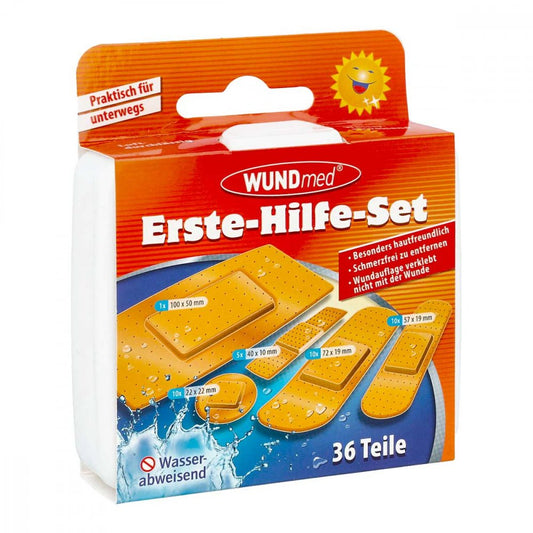 Das Produktfoto zeigt Erste Hilfe-Set Pflaster 36 Teile (1 Pck) PZN 13584089