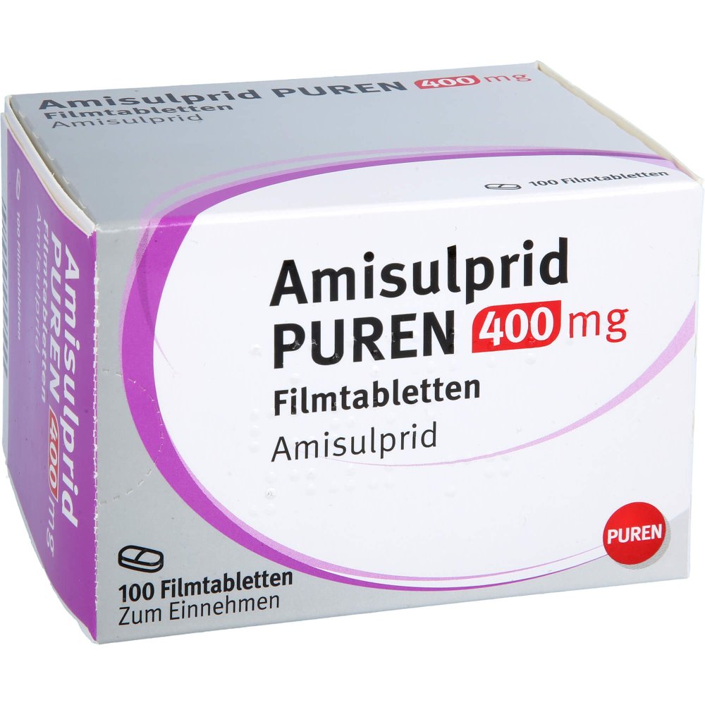 Amisulprid Puren 400 Mg Filmtabletten (100 stk)