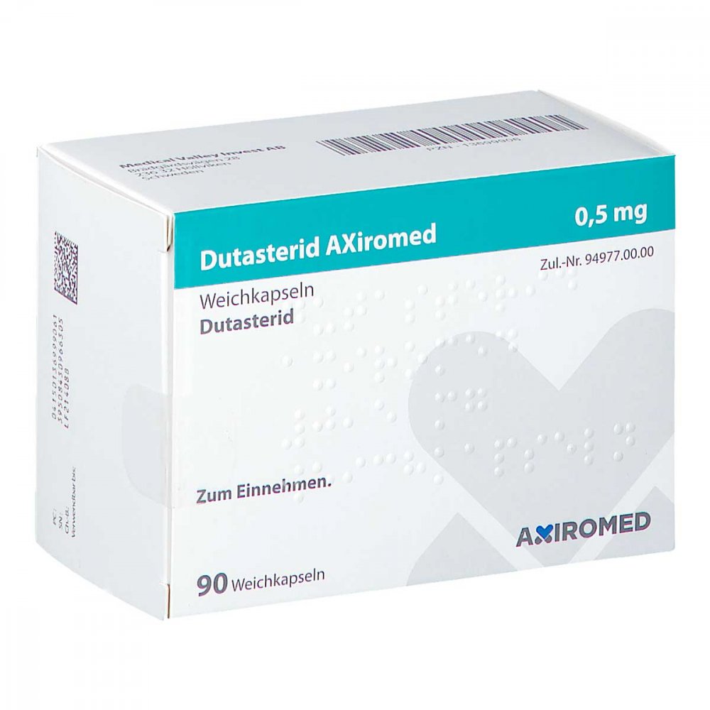 Dutasterid Axiromed 0,5 Mg Weichkapseln (90 stk)