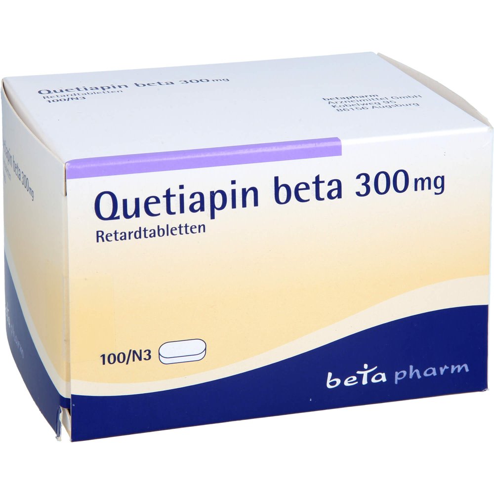 Quetiapin Beta 300 Mg Retardtabletten (100 stk)