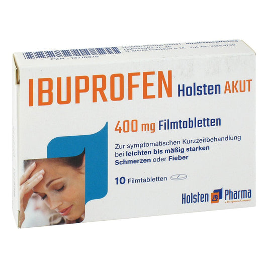 Ibuprofen Holsten Akut 400 Mg Filmtabletten (10 stk)