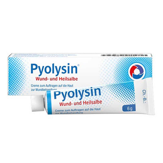 Das Produktfoto zeigt Pyolysin Wund- Und Heilsalbe (6 g) PZN 13725934