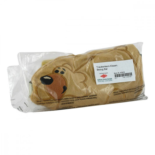 Das Produktfoto zeigt Traubenkern Kissen Grünspecht Mit Bezug Bär (1 stk) PZN 13767097