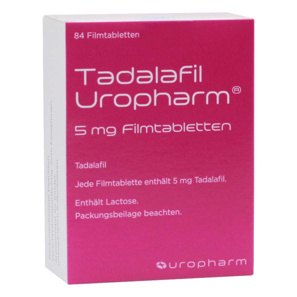 Tadalafil Uropharm 5 Mg Filmtabletten (84 stk)