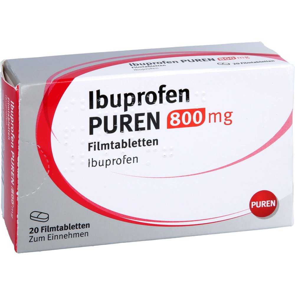 Ibuprofen Puren 800 Mg Filmtabletten (20 stk)