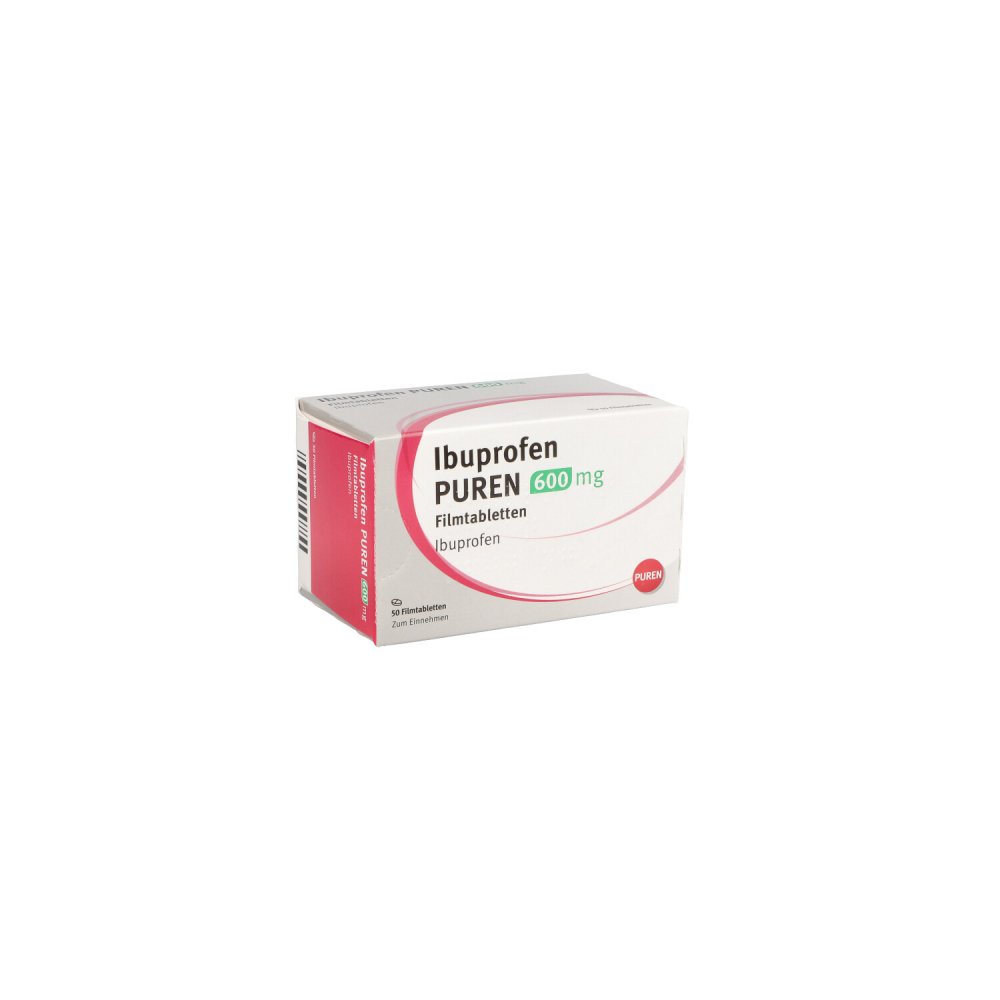 Ibuprofen Puren 600 Mg Filmtabletten (50 stk)
