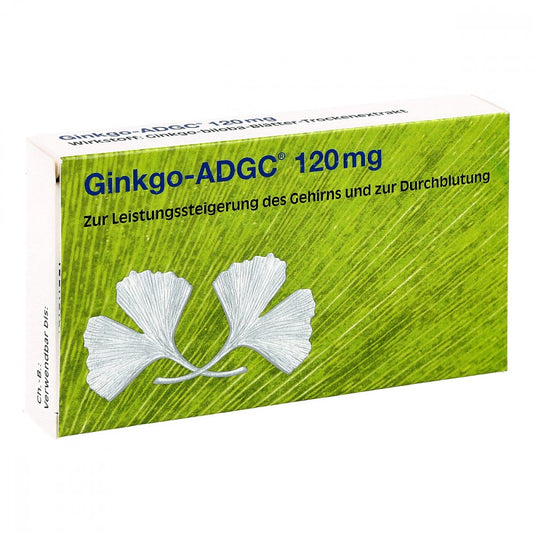 Ginkgo Adgc 120 Mg Filmtabletten (20 stk)