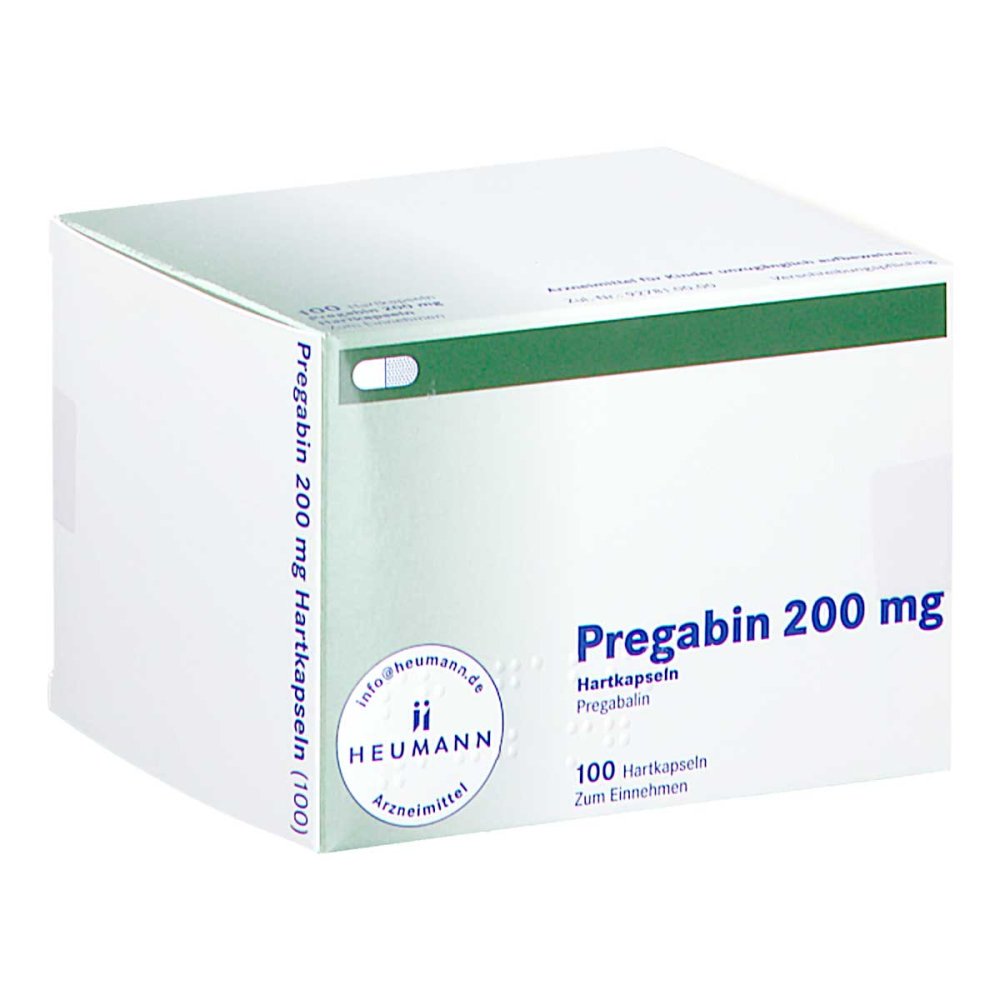 Das Produktfoto zeigt Pregabin 200 Mg Hartkapseln (100 stk) PZN 13831122