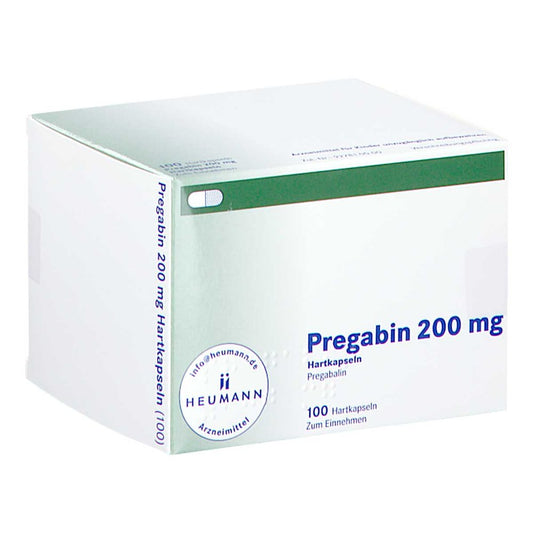 Das Produktfoto zeigt Pregabin 200 Mg Hartkapseln (100 stk) PZN 13831122