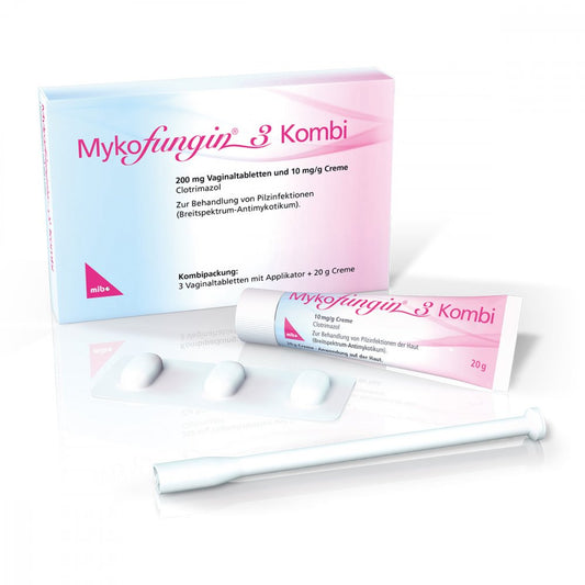 Mykofungin 3 Kombi 200 Mg Vaginaltab.+10 Mg/G Cre. (1 Pck)
