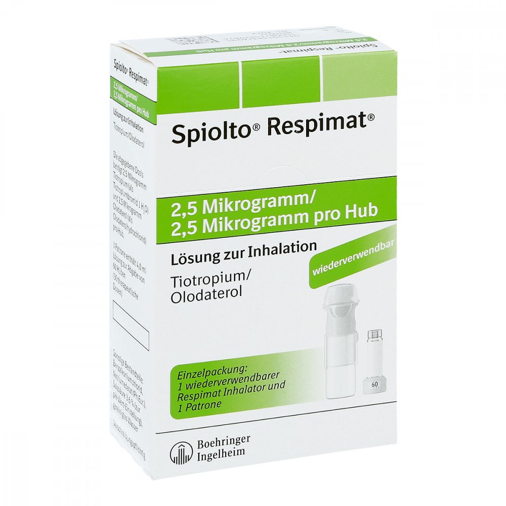 Spiolto Respimat 2,5 Μg/2,5 Μg Hub Wiederverwendb. (1X4.0 ml)