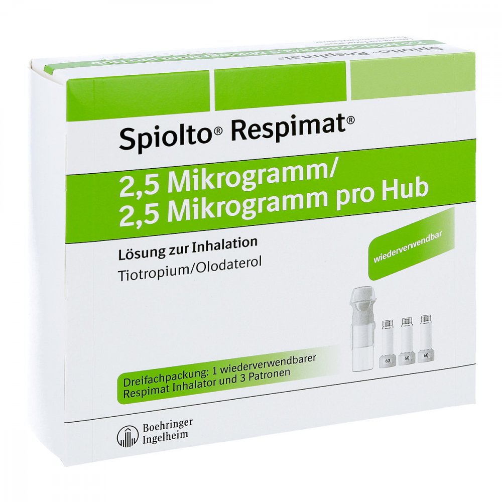 Spiolto Respimat 2,5 Μg/2,5 Μg Hub Wiederverwendb. (3X4.0 ml)