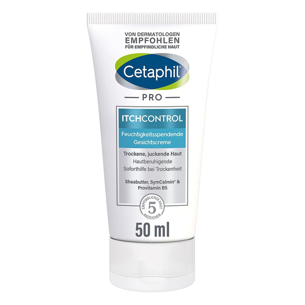 Das Produktfoto zeigt Cetaphil Pro Itch Control Gesichtscreme (50 ml) PZN 13839365