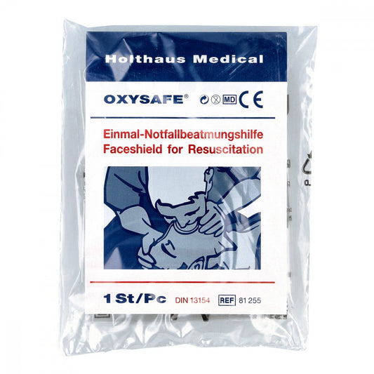 Das Produktfoto zeigt Beatmungstuch Oxysafe Din 13154 (1 stk) PZN 13853218
