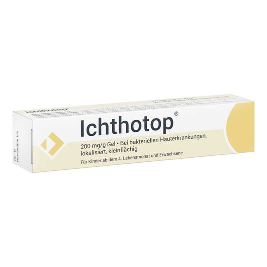 Das Produktfoto zeigt Ichthotop 200 Mg/G Gel (20 g) PZN 13874769