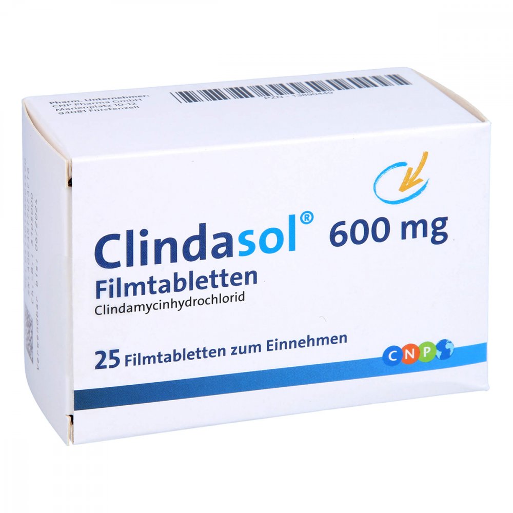 Clindasol 600 Mg Filmtabletten (25 stk)