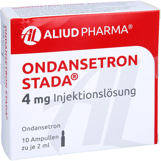 Das Produktfoto zeigt Ondansetron Stada 4 Mg Injektionslösung Aliud (10 stk) PZN 13892980