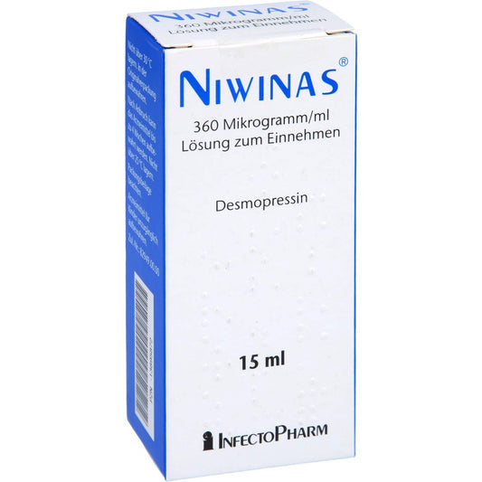 Das Produktfoto zeigt Niwinas 360 Mikrogramm/Ml Lösung Zum Einnehmen (15 ml) PZN 13895872