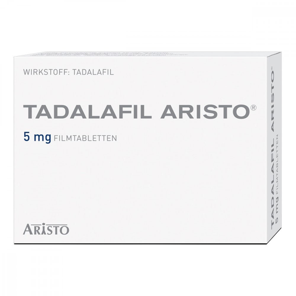 Das Produktfoto zeigt Tadalafil Aristo 5 Mg Filmtabletten (28 stk) PZN 13924036
