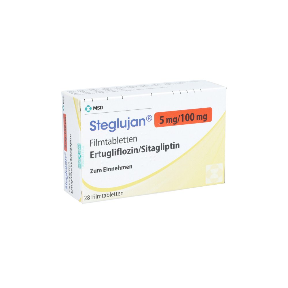 Steglujan 5 Mg/100 Mg Filmtabletten (28 stk)