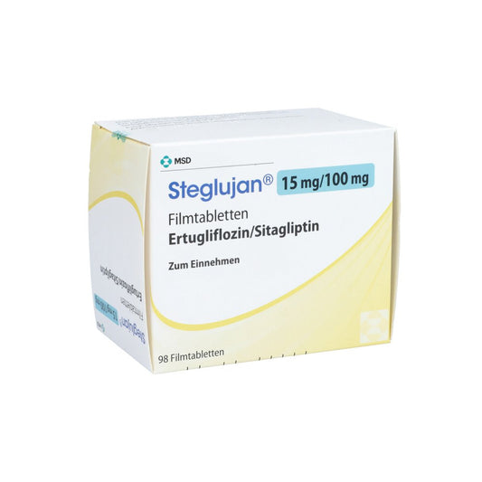 Steglujan 15 Mg/100 Mg Filmtabletten (98 stk)