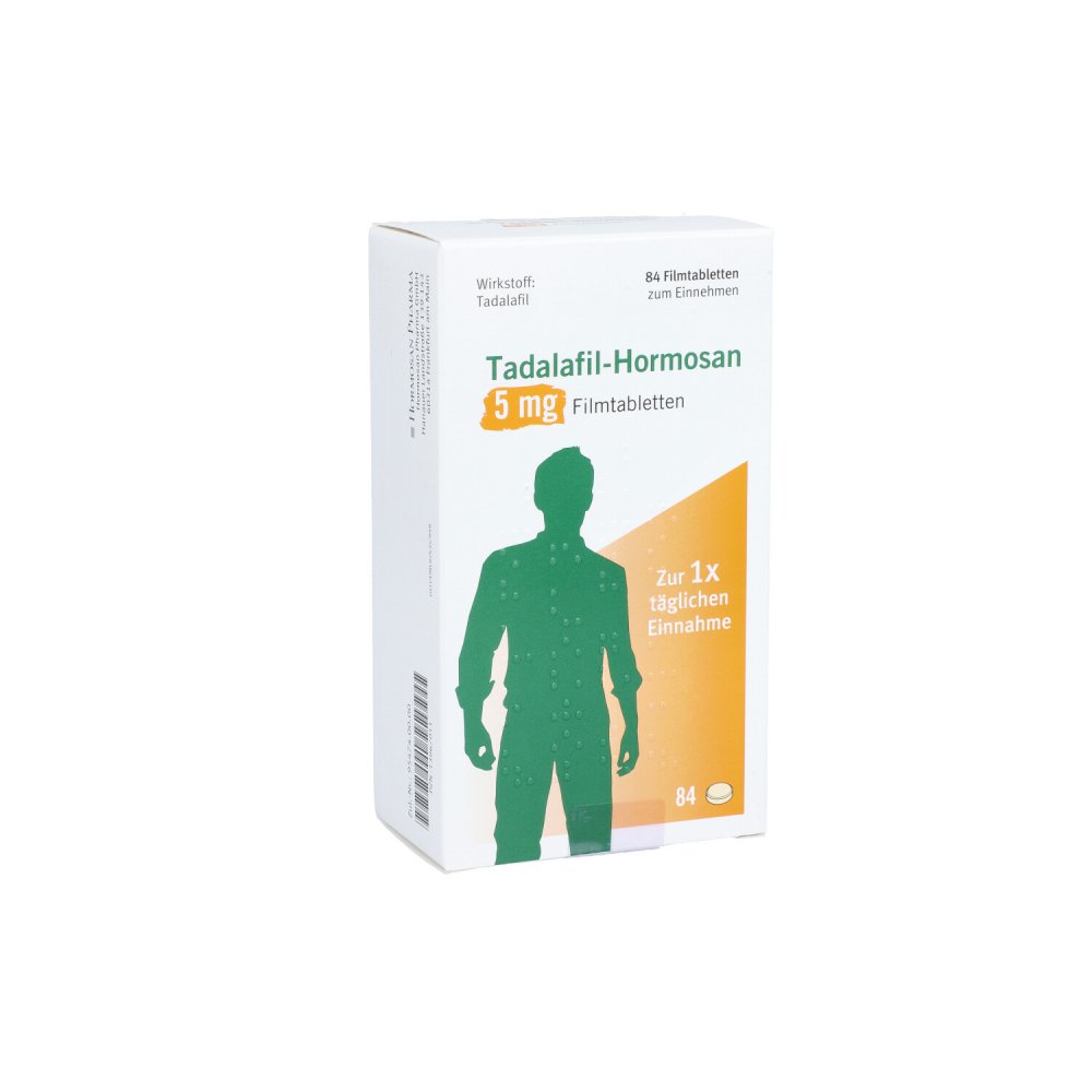 Tadalafil-Hormosan 5 Mg Filmtabletten (84 stk)