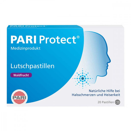 Das Produktfoto zeigt Pari Protect Lutschpastillen (20 stk) PZN 13971001